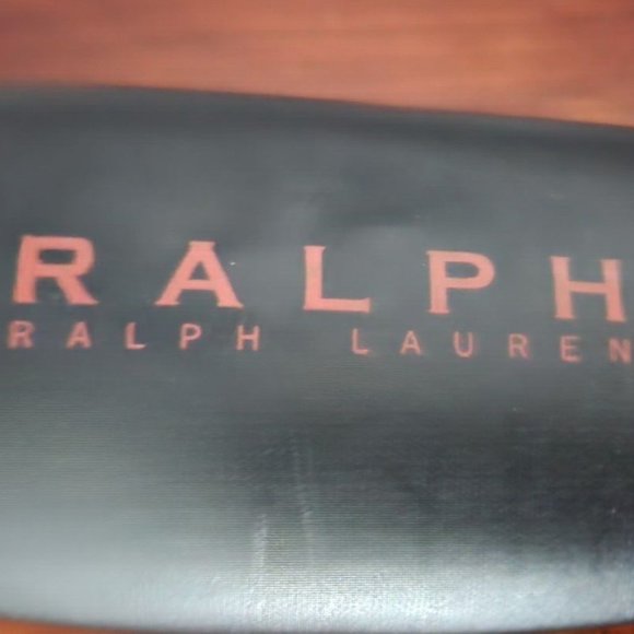 Ralph Lauren hard shell eyeglass case Red lettering - Picture 1 of 9